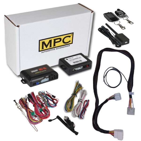 5-Button 2-Way Remote Starter For 2003-2009 Toyota 4Runner |DOT-KEY  1| |GAS| Plugin T-Harness - (2) 5-button 2-Way Long Range Remotes - Up To 3,000 ft - Firmware Preloaded